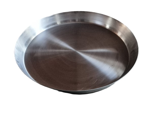 Inox pekač (tepsija) premera 450 x 62 mm