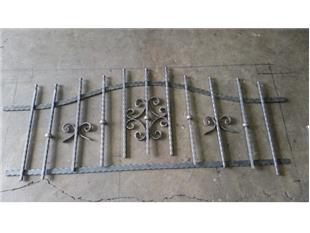 Recinzione ferro battuto zincata a caldo, vernicata e invecchiata