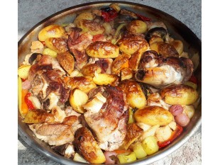Tradicionalni bosanski sač, za pečenje ispod peke, s INOX pekačem. Veličina 550 mm – obiteljska izvedba! ★★★★★
