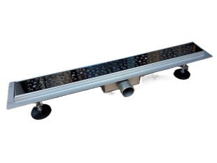 Kanaleta tuš z PERFORIRANIM VZORCEM, dimenzij: 900(d)x70(š)x70(v)mm INOX