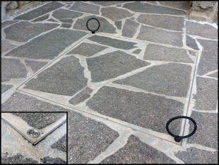 OLJNI JAŠEK - POKROV z dnom in jekleno armaturo 300 X 300 X 100mm INOX