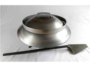  SAČ, POD PEKO, IZPOD PEKE,  premera 650mm, INOX aisi 304. Za večje druženje ! *****