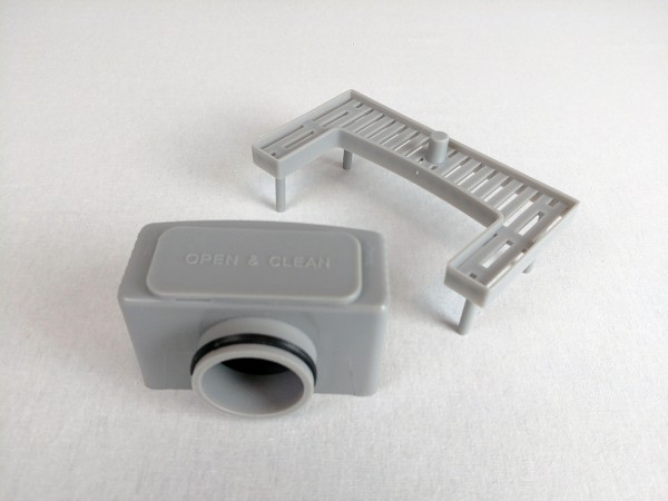 Kanaleta tuš s ŠČETKANIM pokrovom, dimenzij: 900(d)x70(š)x70(v)mm INOX